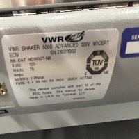 VWR SHAKER 5000 ADVANCED image 1